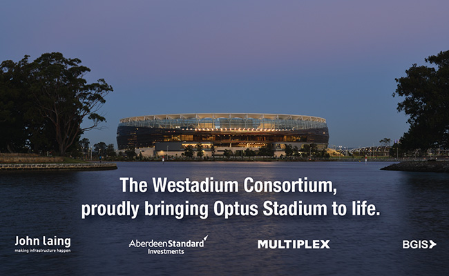 The Westadium Consortium, proudly bringing Optus Stadium to life.