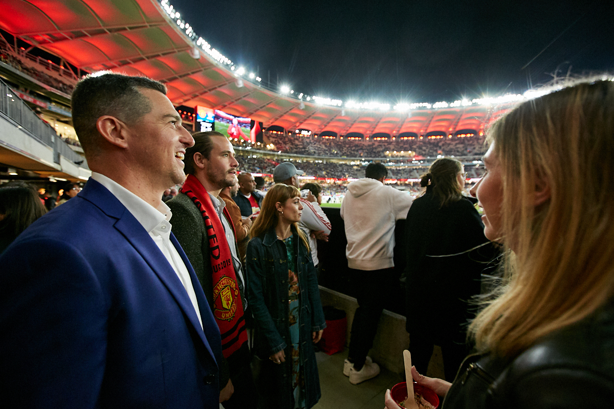 Locker Room at Optus Stadium