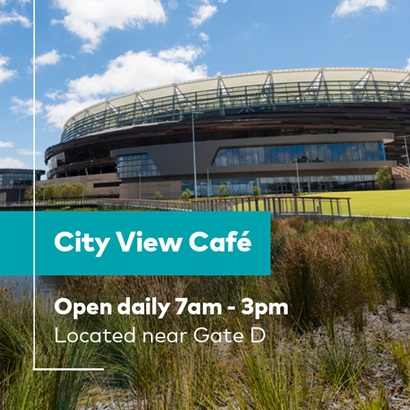 City View Cafe - Open daily 7am - 3pm - Located near Gate D