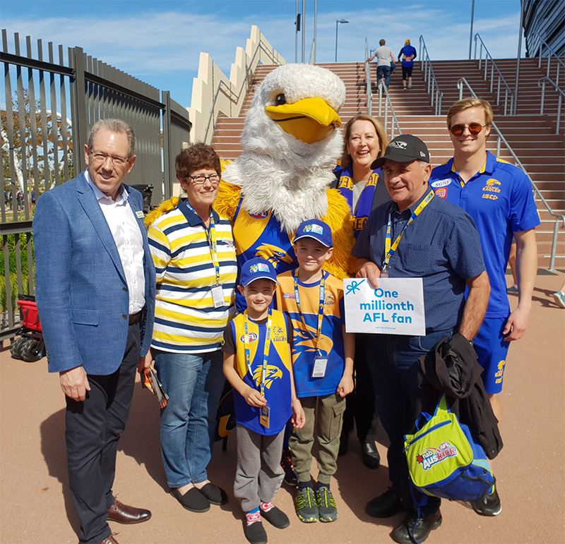 Record one million fans watch AFL football in WA at Optus Stadium
