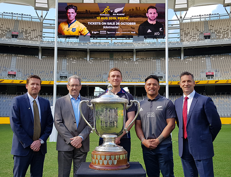 Date announced for Bledisloe Cup at Optus Stadium	