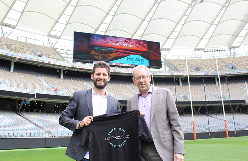 Charity partnership at Optus Stadium