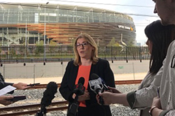 Trains to service Perth Stadium Station all day on weekends