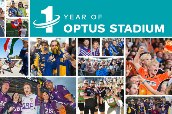 Optus Stadium One Year Anniversary