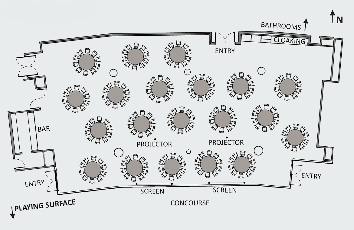 Black Swan Room Floor Plan