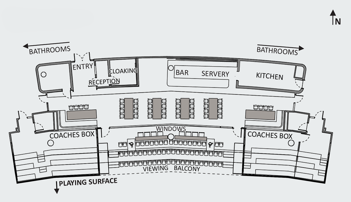 Coaches' Room Floor Plan