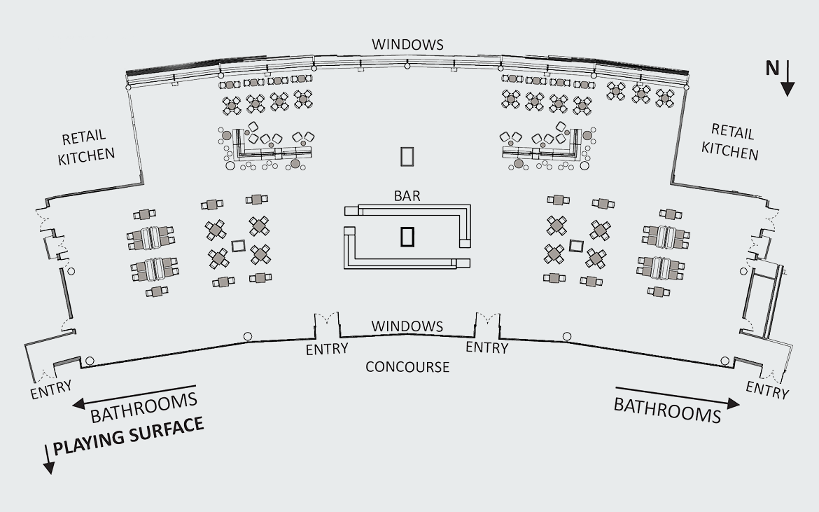 Sports Lounge Floor Plan