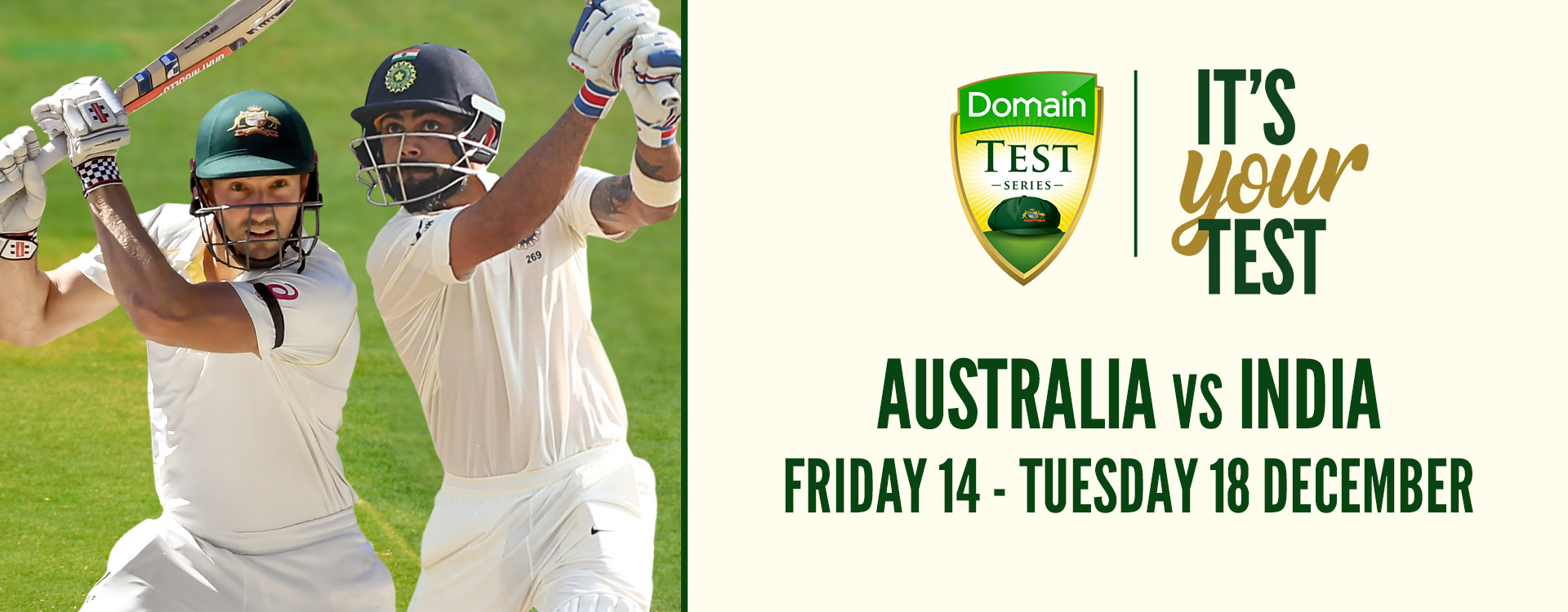 Domain Test – Australia v India