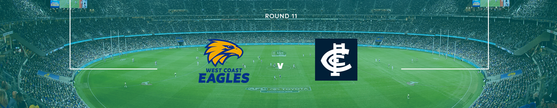 AFL Round 11 West Coast Eagles v Carlton