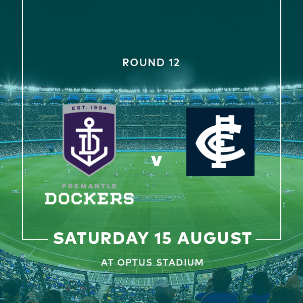 AFL Round 12 Fremantle v Carlton