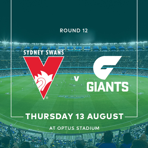 AFL Round 12 Sydney Swans v GWS Giants